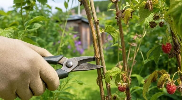 Framboisiers : l&rsquo;erreur de taille en septembre qui compromet toute votre future récolte de fruits
