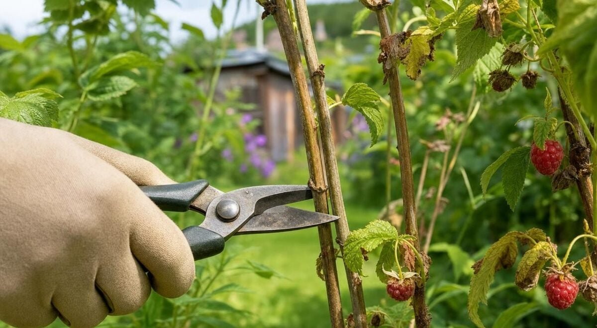 Framboisiers : l&rsquo;erreur de taille en septembre qui compromet toute votre future récolte de fruits