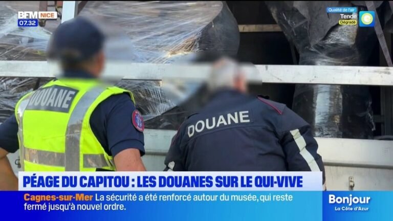 Fréjus : 57 kg de cocaïne saisis dans un véhicule au péage du Capitou, les douanes sur le qui-vive