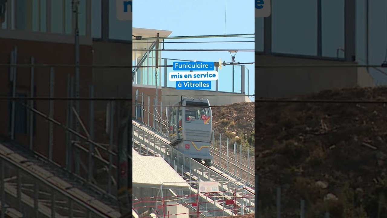 Funiculaire : mis en service à Vitrolles