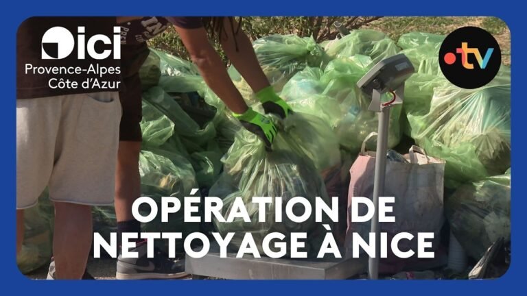 Grande opération nettoyage dans le quartier de l&rsquo;Ariane, à Nice