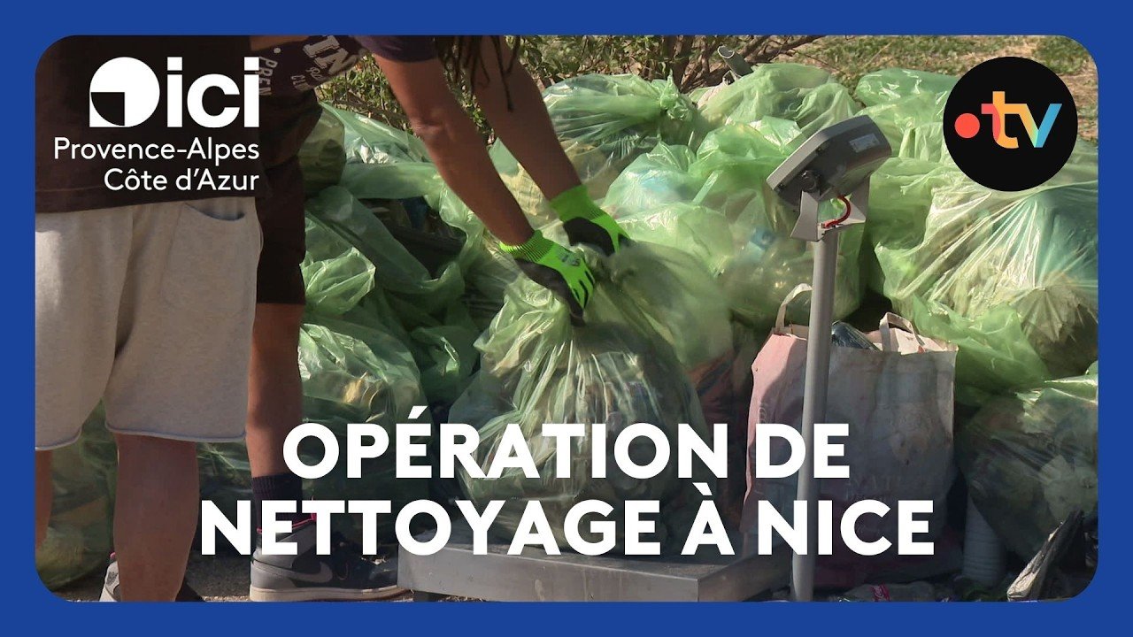 Grande opération nettoyage dans le quartier de l&rsquo;Ariane, à Nice