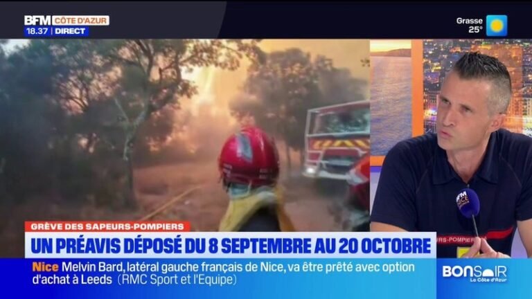 Grève des sapeurs-pompiers.