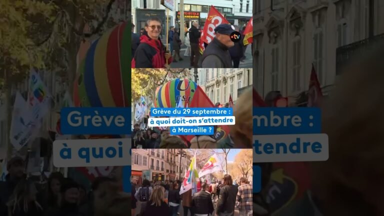 Grève du 29 septembre : à quoi doit-on s’attendre à Marseille ?