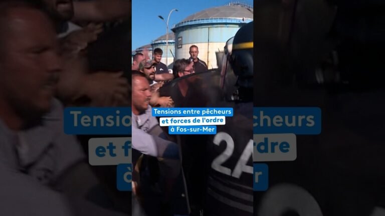 Grosse tension ce 15 septembre entre pêcheurs et forces de l&rsquo;ordre à Fos-sur-Mer