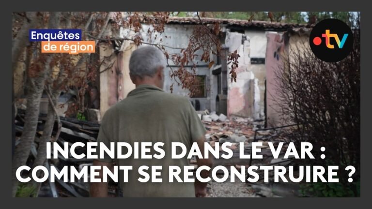 La difficile reconstruction des habitants après les incendies dramatiques de cet été dans le Var