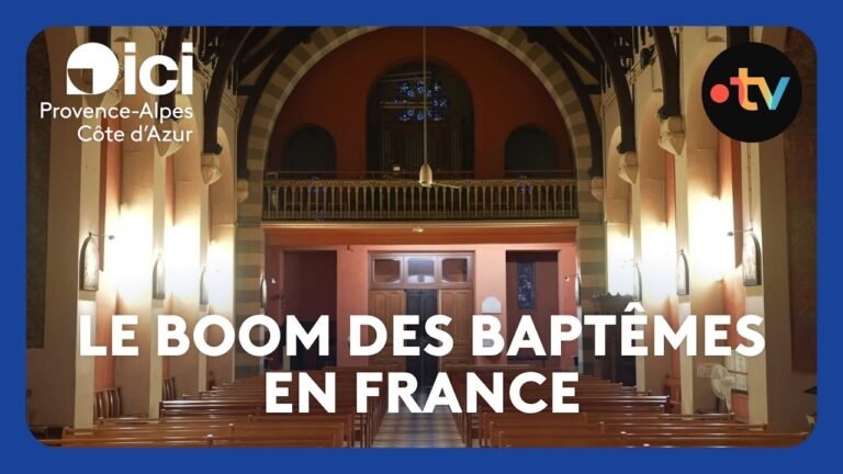 Le boom des baptêmes en France