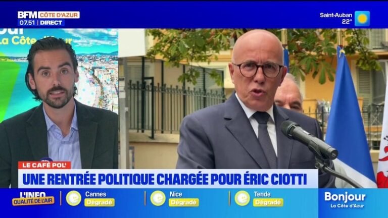 Le Café Pol’ : une rentrée politique chargée pour Éric Ciotti