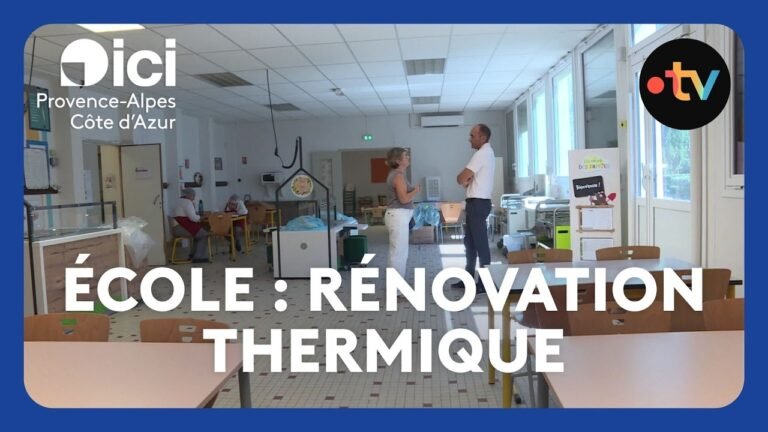 Le chantier de la rénovation thermique dans les écoles pour les périodes de canicule