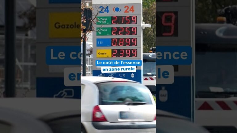 Le coût de l&rsquo;essence en zone rurale