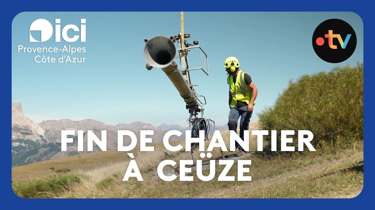 Le démontage des pylônes de la station de ski de Ceüze