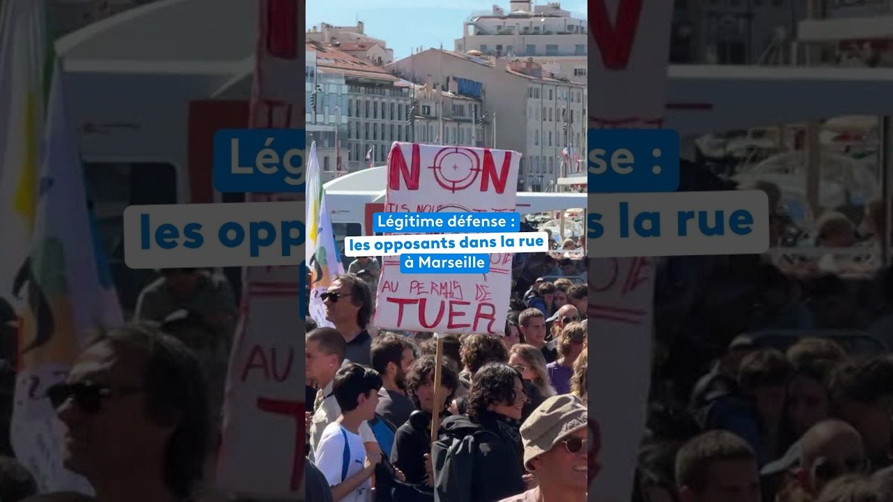 Légitime défense : les opposants dans la rue à Marseille