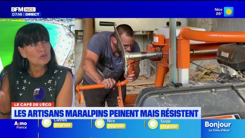 Les artisans maralpins peinent mais résistent