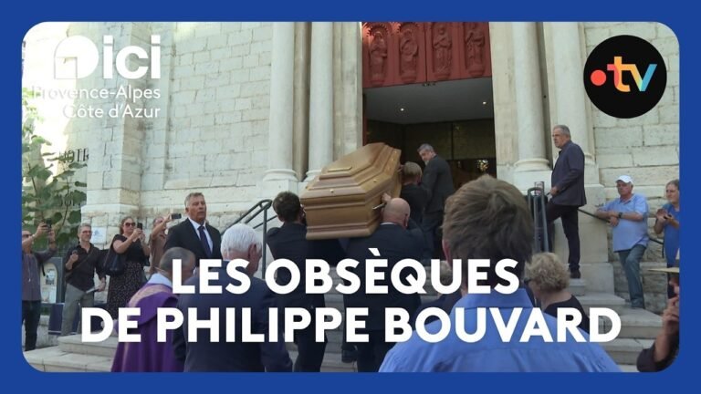 Les obsèques de Philippe Bouvard à Cannes, anonymes et personnalités lui rendent un dernier hommage