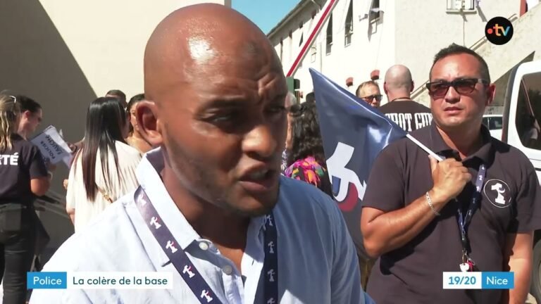 Les policiers manifestent à Nice : ils pointent les salaires et le manque de considération