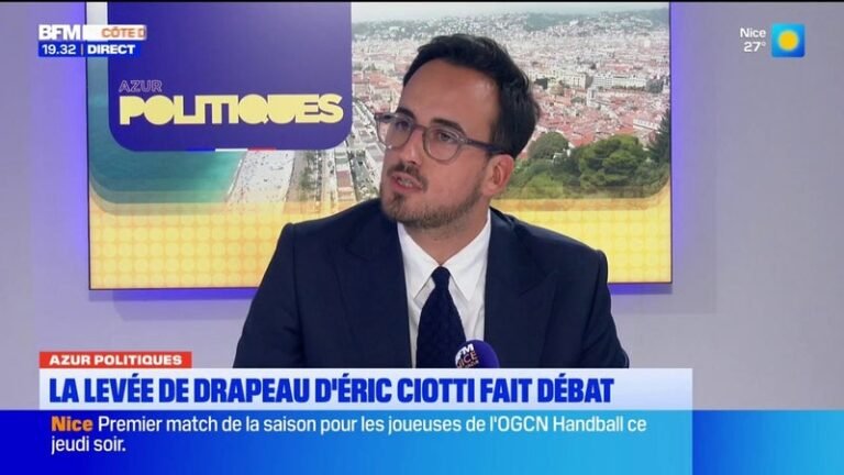 Levée de drapeau dans les écoles: le maire RN de Cagnes-sur-Mer, Bryan Masson, est « favorable »