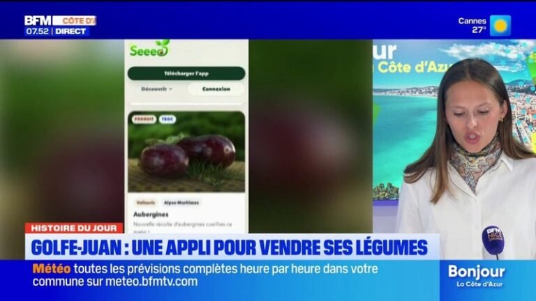L’histoire du jour avec Eve Jouneau – Golfe-Juan: une application pour vendre ses légumes