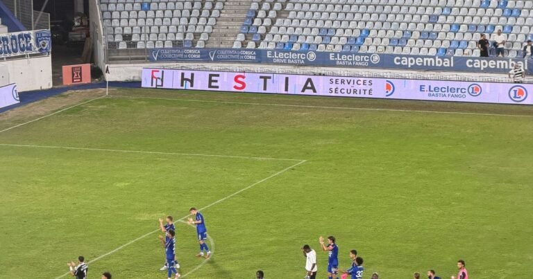 Ligue 3 : Premier point pour le Sporting Club de Bastia à Furiani face à l&rsquo;AS Cannes (1-1)