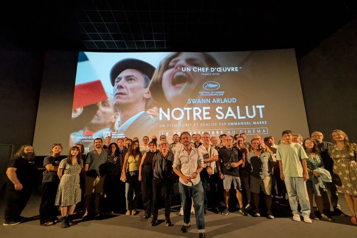 Limoges a accueilli l&rsquo;avant-première de « Notre salut », le film sur Vichy qui a remporté le prix du scénario à Cannes