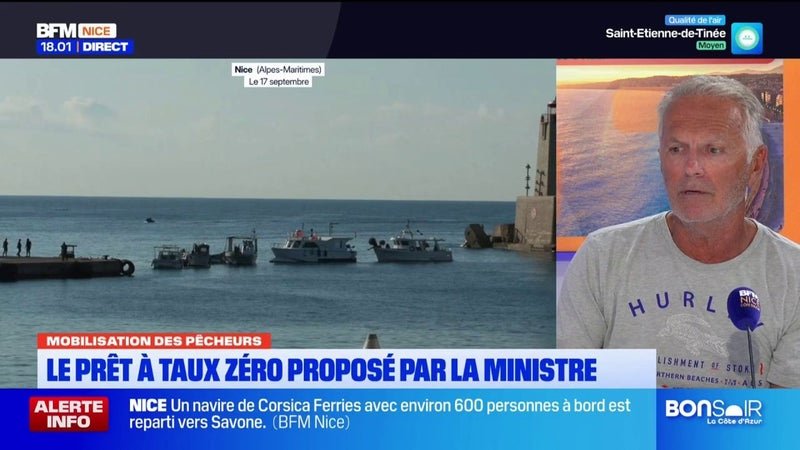 Mobilisation des pêcheurs à Nice : « Qu’on nous laisse travailler »