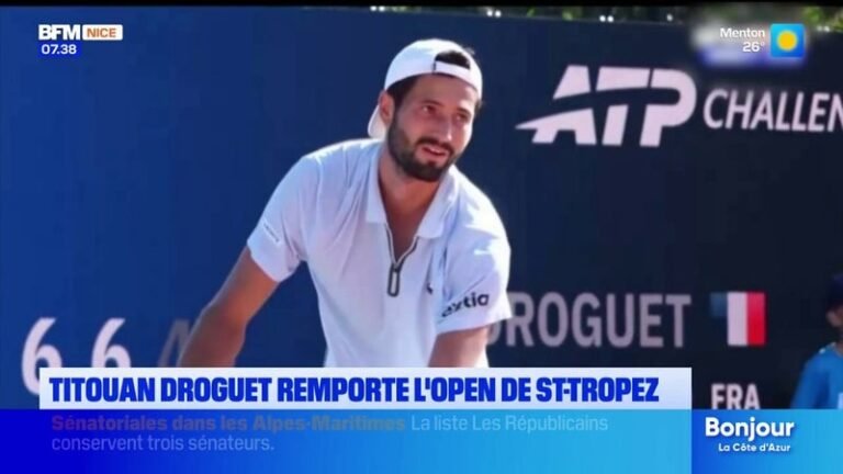 Open de Saint-Tropez : Titouan Droguet s’offre un deuxième sacre en trois semaines