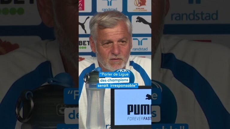 « Parler de Ligue des Champions serait  irresponsable » – Bruno Genesio
