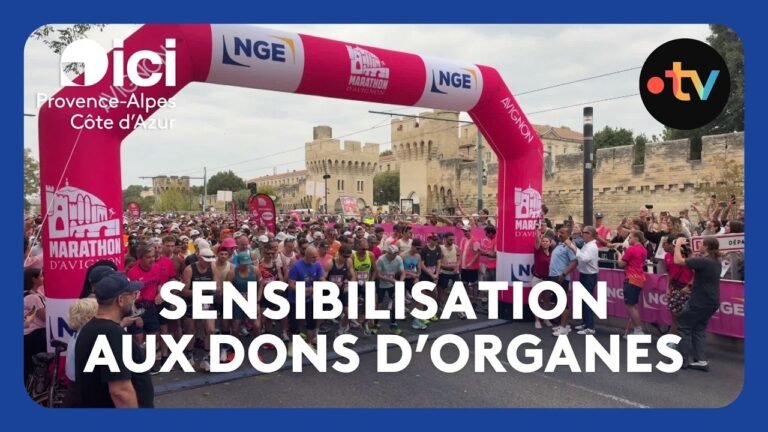 Premier marathon pour le don d&rsquo;organes à Avignon