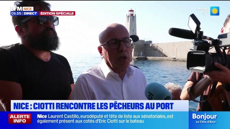 Prix des carburants: Éric Ciotti, maire UDR de Nice, dénonce une « double peine » pour les pêcheurs