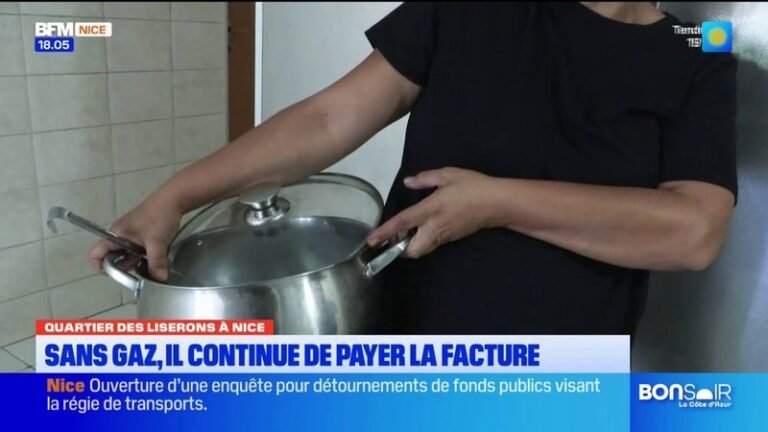 Quartier des Liserons à Nice : privé de gaz, il continue pourtant de payer ses factures
