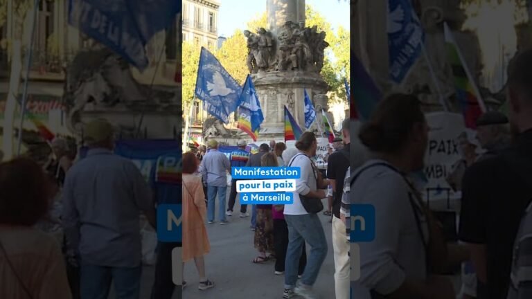 Rassemblement pour la paix à Marseille