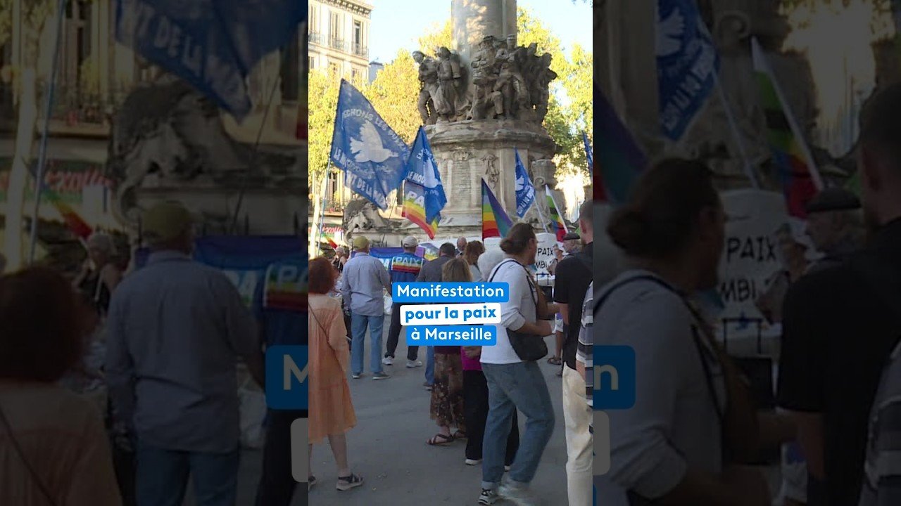 Rassemblement pour la paix à Marseille