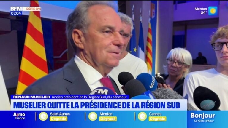 Renaud Muselier démissionne de la présidence de la Région Sud, Christian Estrosi assure l&rsquo;intérim