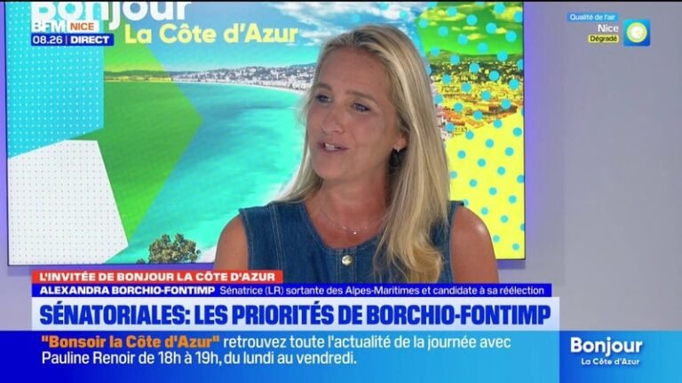 Sénatoriales : les priorités de la sénatrice (LR) sortante Alexandra Borchio-Fontimp