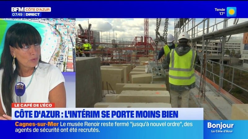 Sur la Côte d&rsquo;Azur, l&rsquo;intérim se porte moins bien