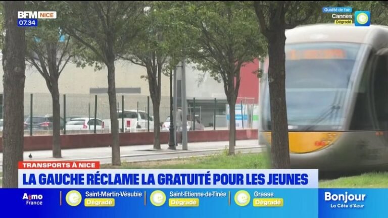 Transports à Nice : la gauche réclame la gratuité pour les moins de 26 ans