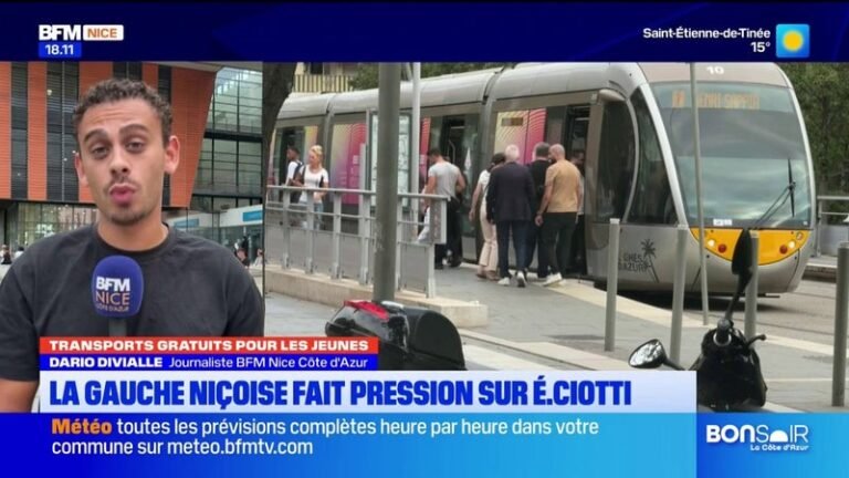 Transports gratuits pour les jeunes – La gauche niçoise fait pression sur É.Ciotti