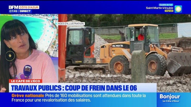Travaux publics : les entreprises azuréennes face au ralentissement