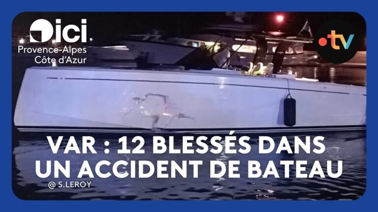 Un accident de bateau fait 12 blessés, dont une urgence absolue, dans le Var