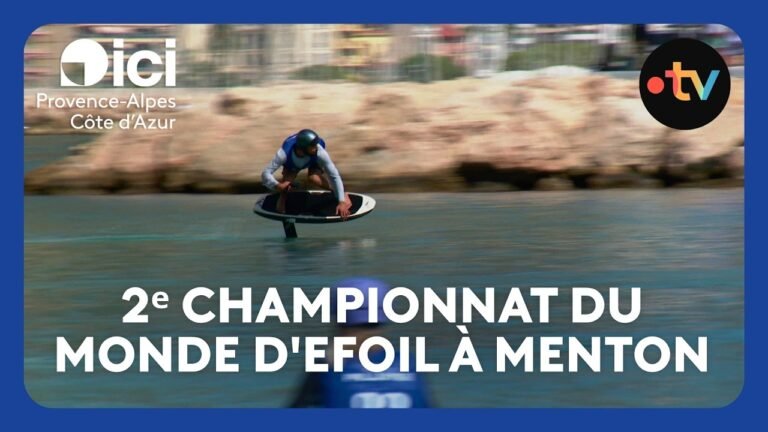 Une première en France : Menton accueille le championnat du monde d&rsquo;eFoil et ses meilleurs riders