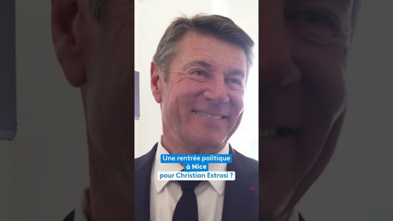 Une rentrée politique à Nice pour Christian Estrosi ?