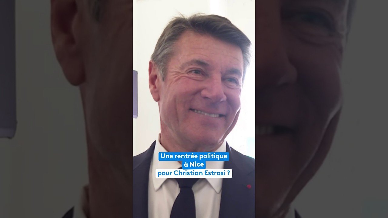 Une rentrée politique à Nice pour Christian Estrosi ?