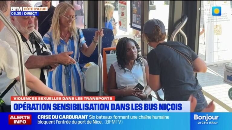 Violences sexuelles dans les transports : opération sensibilisation dans les bus niçois