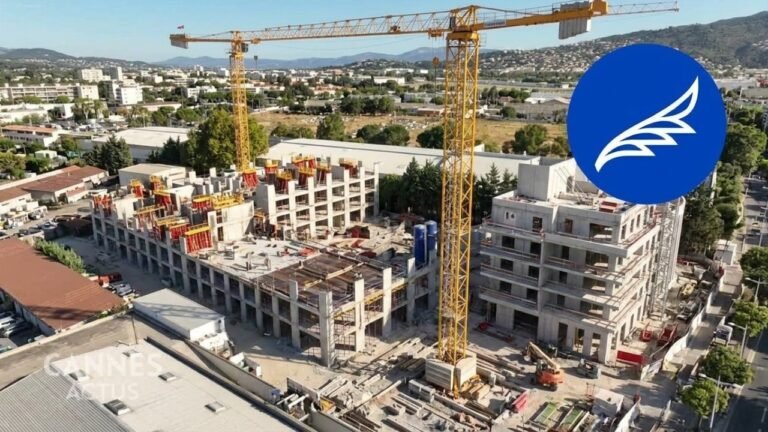 Visite du chantier du Futur campus Vatel Academy à Cannes | CannesWebTV