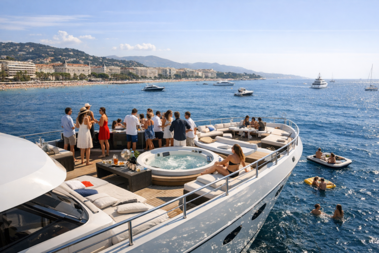 Yacht party sur la Croisette