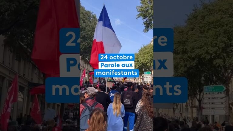 24 octobre : parole aux manifestants