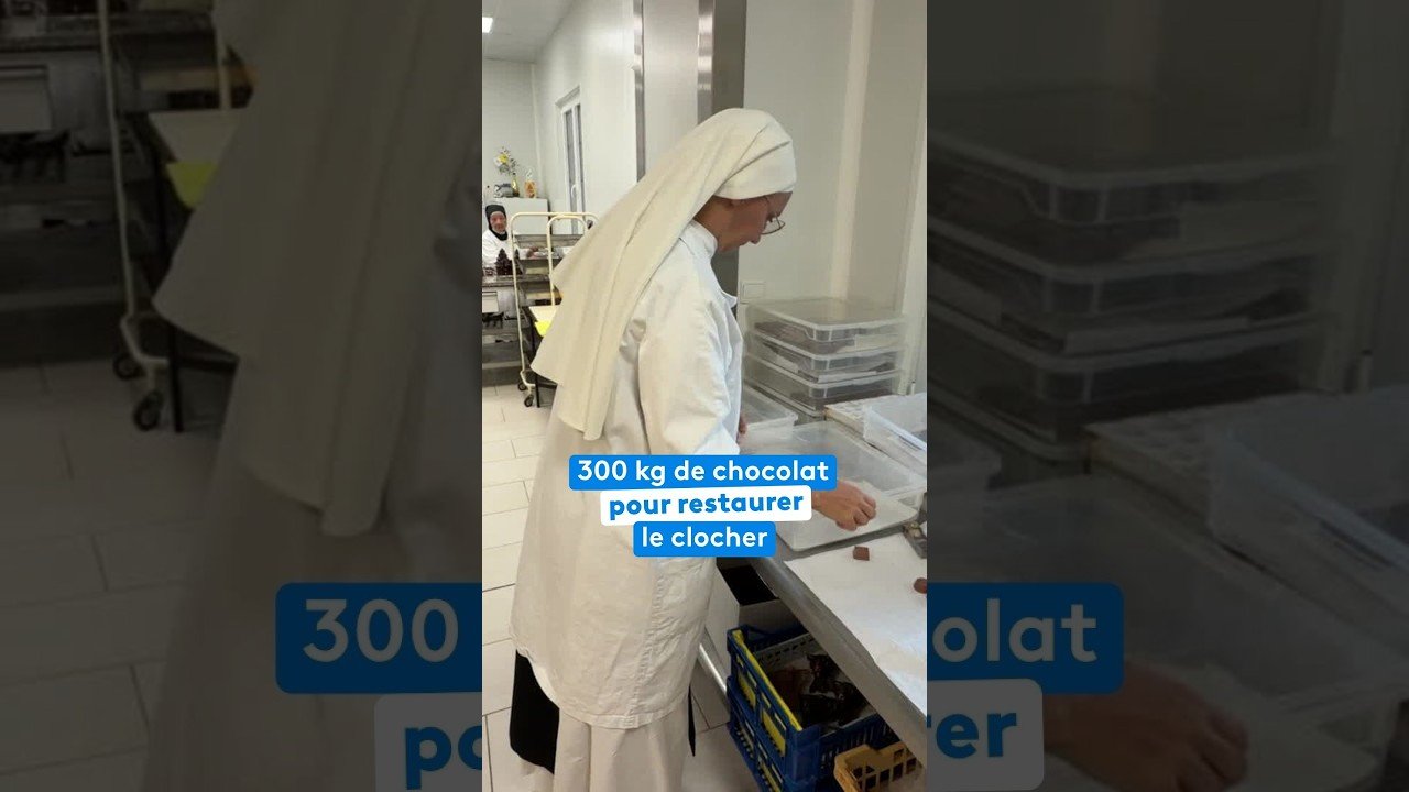 300 kg de chocolat pour restaurer le clocher