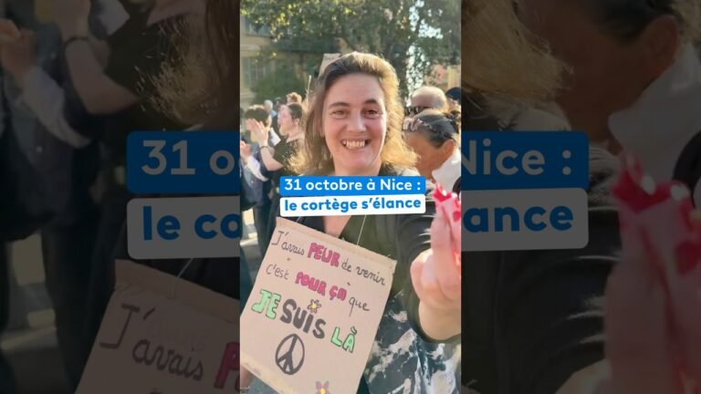 31 octobre à Nice : le cortège s&rsquo;élance