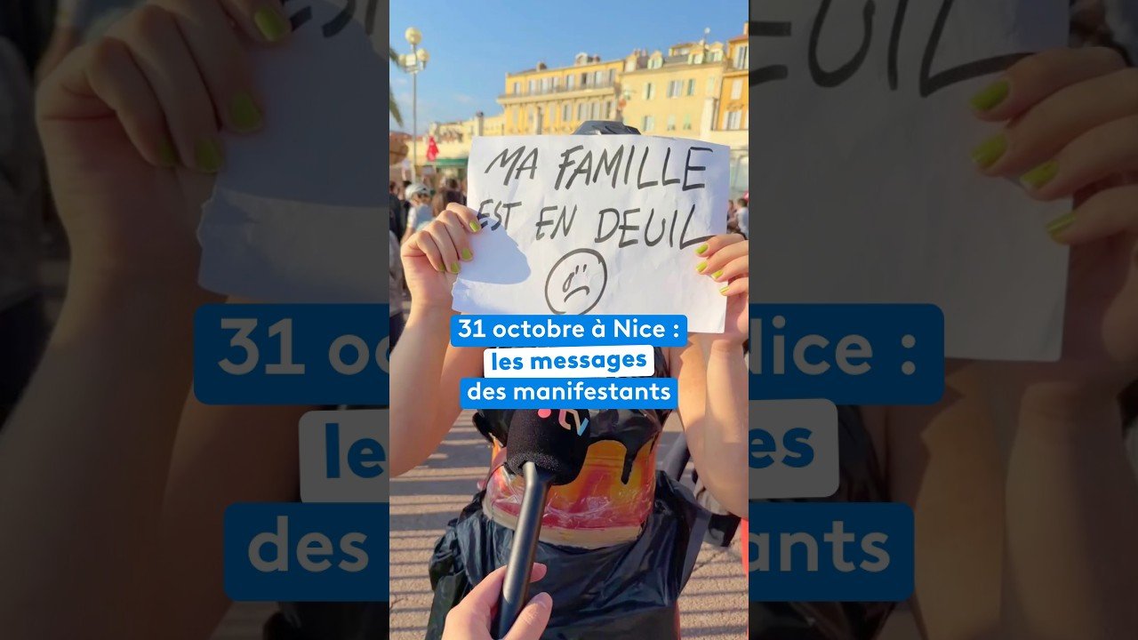 31 octobre à Nice : les messages des manifestants