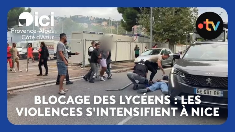 4ᵉ journée du blocage des lycéens : les violences s&rsquo;intensifient à Nice, 20 personnes en garde à vue