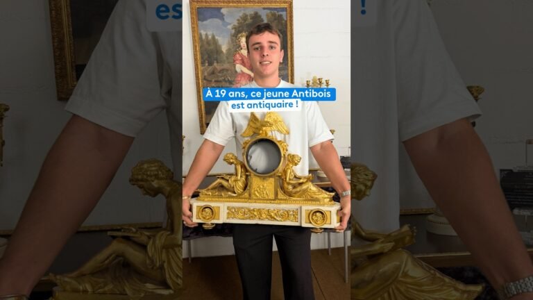 À 19 ans, ce jeune Antibois est antiquaire !
